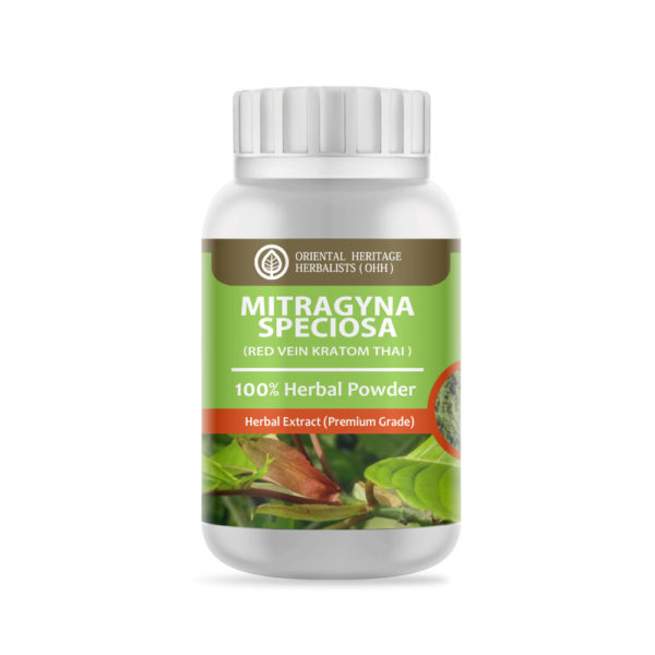 MITRAGYNA SPECIOSA (RED VEIN KRATOM THAI) POWDER EXTRACT 50G.